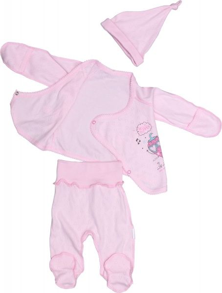 Комплект Маленькие люди 1073-123 розовый р.56-62 