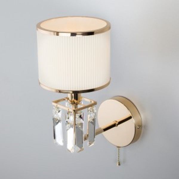 Бра Strotskis Zaffiro 1x40 Вт E14 золото 10099/1 