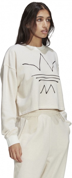 Світшот Adidas SWEATSHIRT GN4333 р. 38 сірий меланж