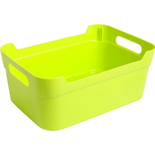 Кошик з ручками поліпропіленовий Heidrun 1082 Baskets салатовий 100x170x240 мм