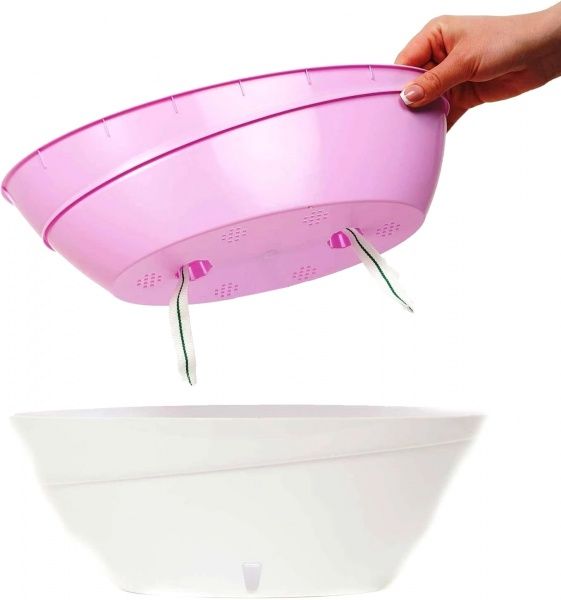 Горщик пластиковий Santino CALIPSO овальний 3,8л лавандовий 