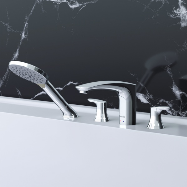 Смеситель для ванны AM.PM 4-секционный Like F8001300