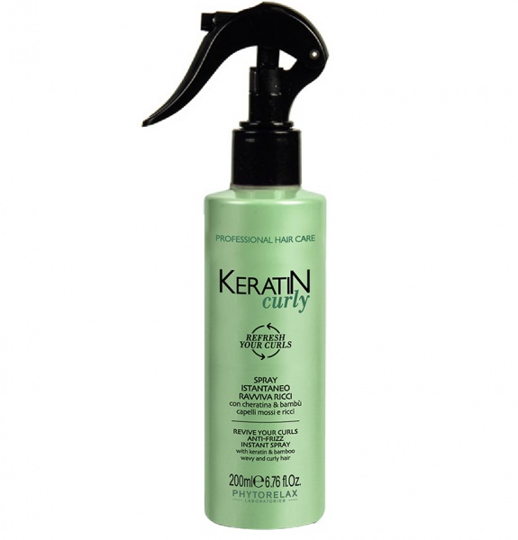 Спрей для волос увлажняющий Phytorelax Laboratories Кератин Кёрли 