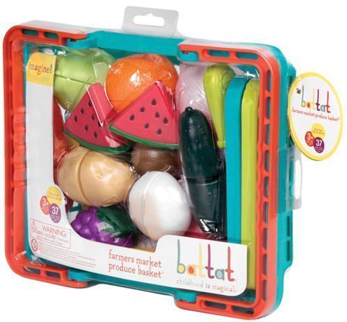 Игровой набор Battat для двоих Овощи-фрукты на липучках