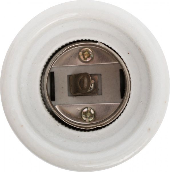 Патрон електричний  ЕМТ E27 кераміка білий 22-0108