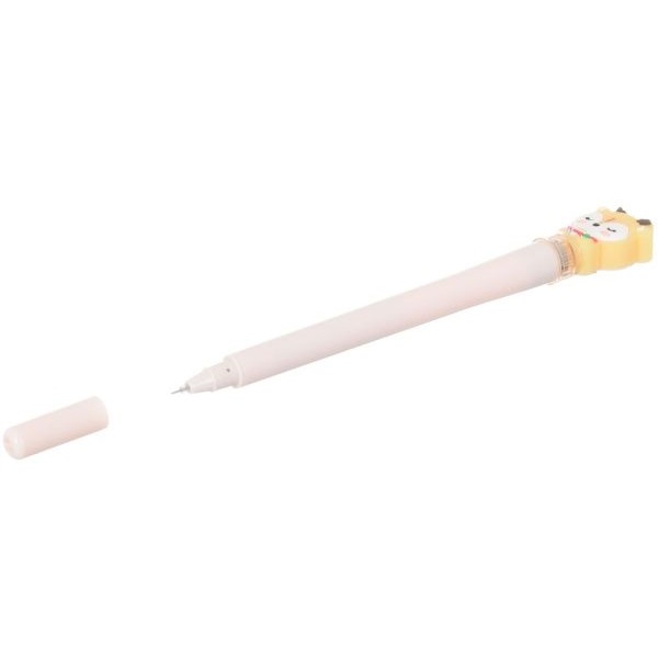 Ручка гелева дитяча з ліхтариком Лісові звірі в асортименті 