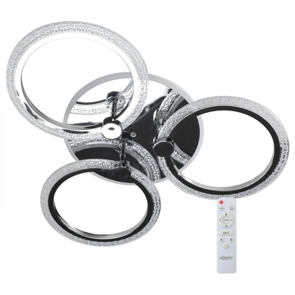 Світильник світлодіодний Accento lighting Amelie AP R RC CH 55 Вт хром 2800-6000+RGB К 