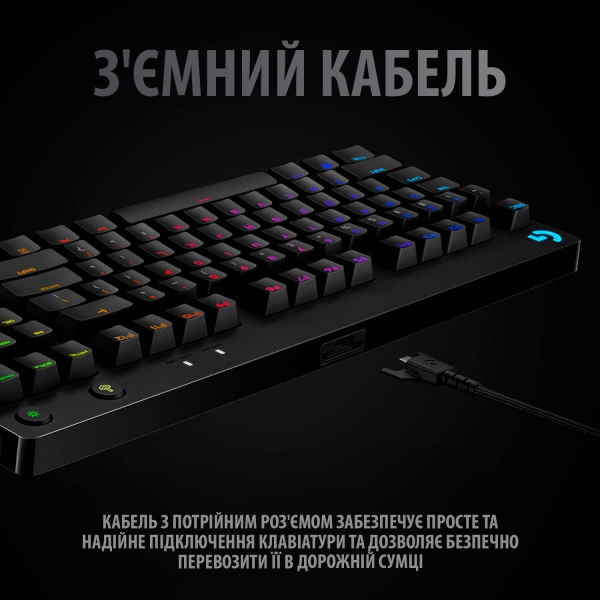 Клавиатура Logitech G PRO Mechanical Gaming USB (920-009392) black 