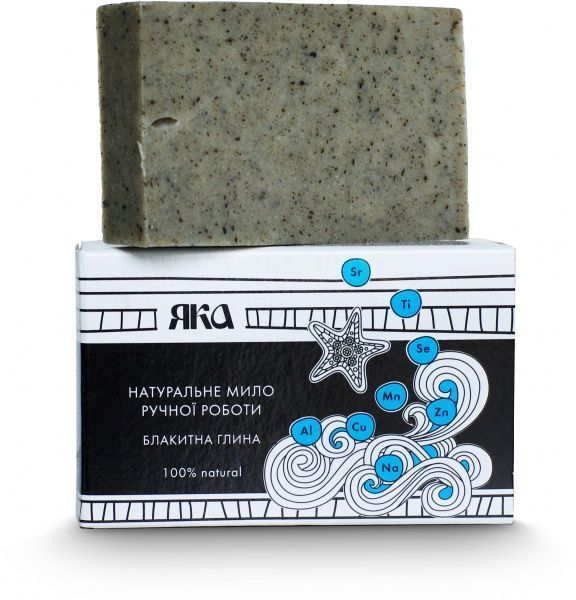 Мыло органическое ЯКА Голубая глина 75 г
