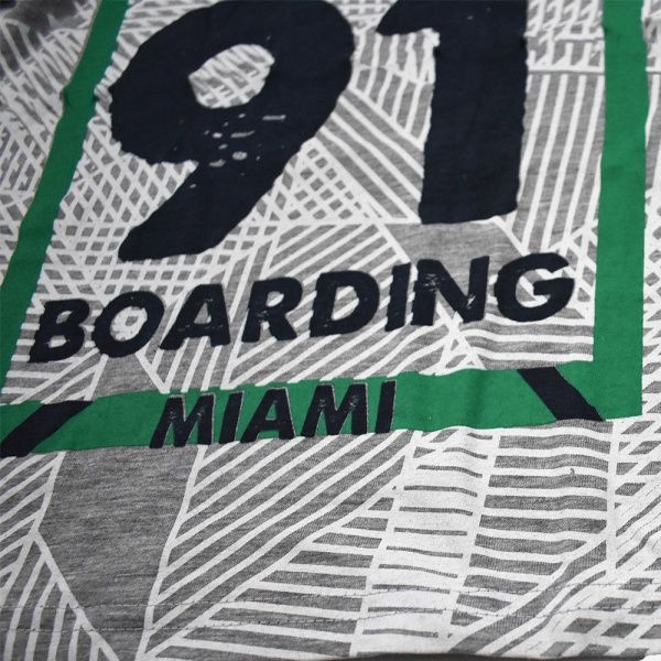 Футболка для хлопчика AKKU 9105 SKATE р.128 сірий 