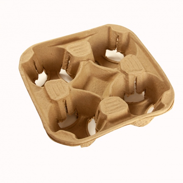 Тримач стаканів Petruzalek 4 секції бурий 100 шт./уп.