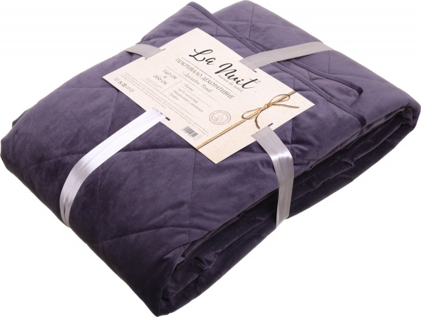 Покрывало Velour ромб 240x260 см La Nuit фиолетовый 