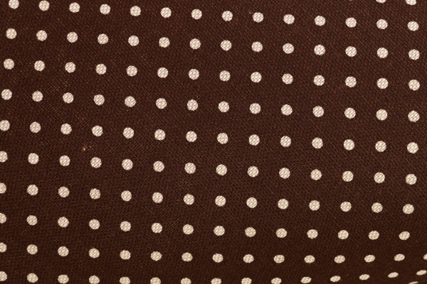 Скатерть Lucy горошек 133x110 см коричневый La Nuit 