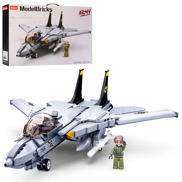 Конструктор Sluban Model Bricks: Військовий літак M38-B0755