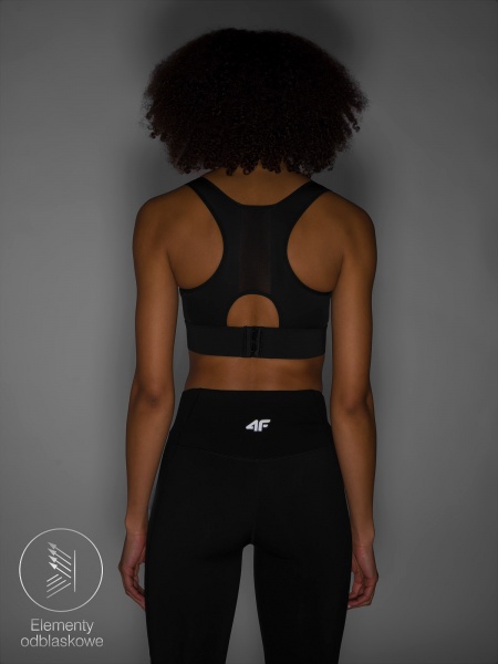 Бра 4F SPORT BRA 4FRSS23USBAF091-20S р.L чорний