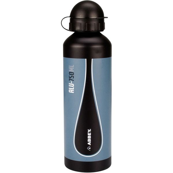 Пляшка спортивна 750 мл Abbey Camp сірий із чорним 21VD-ZAW-0,75L