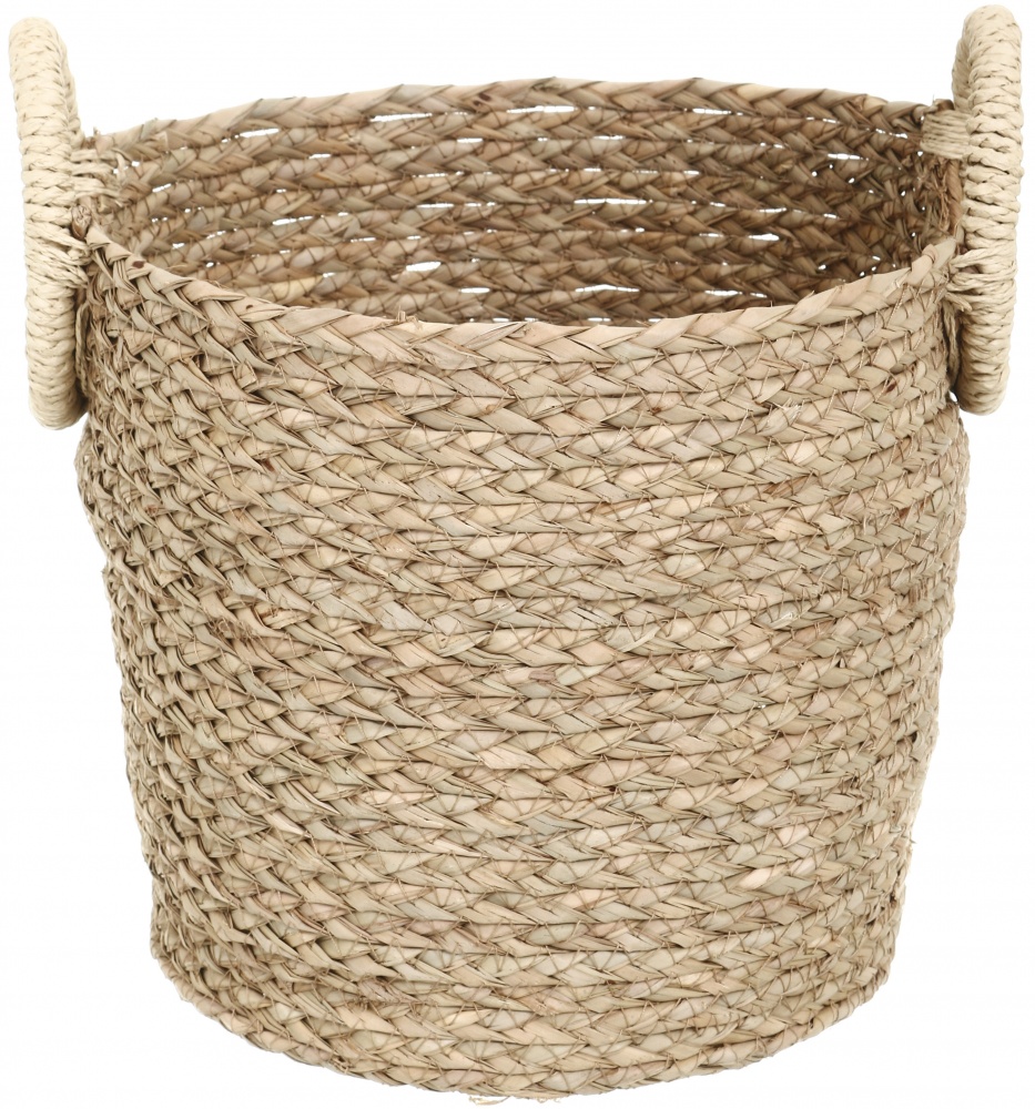 Кошик Sona круглий бежевий 30х25 см