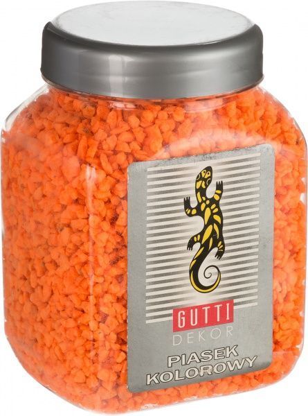 Песок декоративный Gutti Fluoorange 2.0-3.0 800 гр.