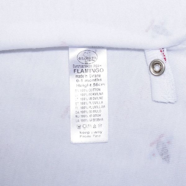 Комбинезон детский Фламинго р.56 белый 146-1009 