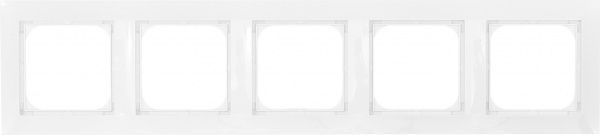 Рамка пятиместная OSPEL IMPRESJA универсальная белый R-5Y/00