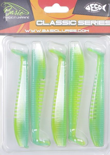 Приманка риболовна Basic Lures Sovereign 4,0 100 мм 5 шт. 963 силіконова