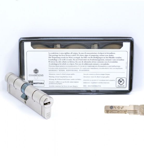 Цилиндр Mottura C39D515101 51x51 ключ-ключ 105 мм матовый никель