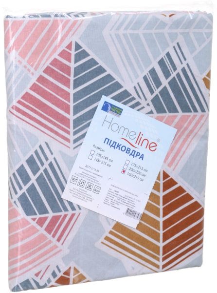 Підковдра бязь 160x215 см в асортименті Home Line 