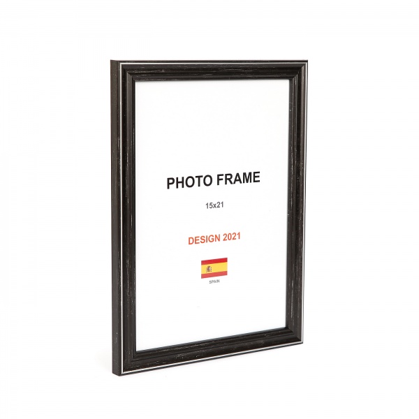 Рамка для фото 1 фото 15x21 см графит темный 