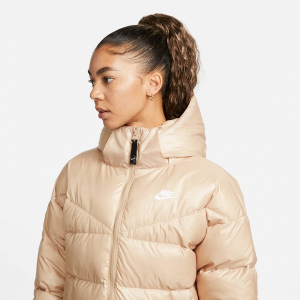 Пальто Nike W NSW TF CITY HD PARKA DH4081-200 р.S бежевий
