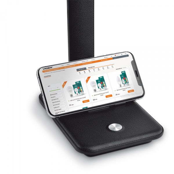 Настольная лампа офисная TITANUM 1x10 Вт черный 25906 