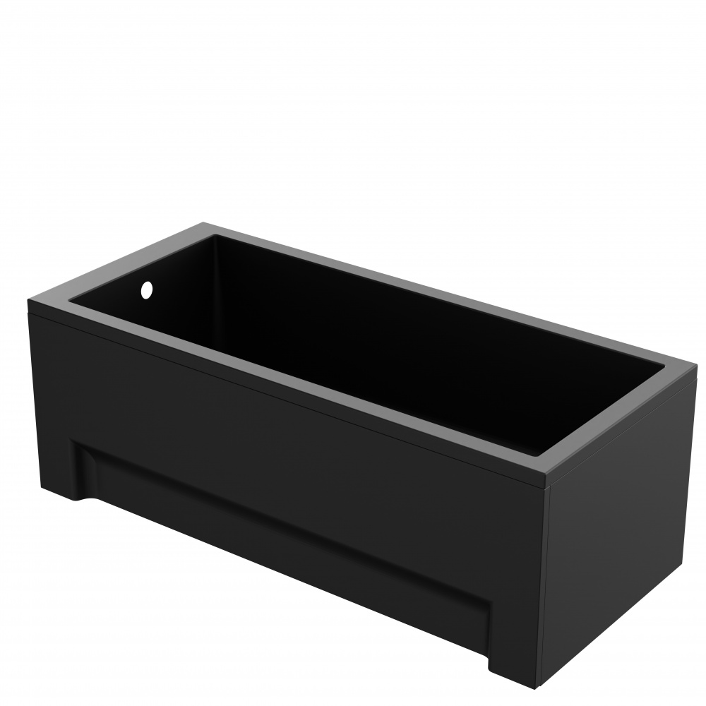 Панель для ванни бокова Koller Pool 75 см чорна матова (Black Matt)