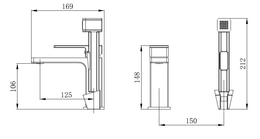 Смеситель для умывальника Mixxen DENVER MXKL0731