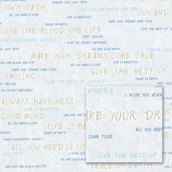 Шпалери зі спіненого вінілу Sintra Modern WALL MESSAGES 356227 0,53x10,05 м 