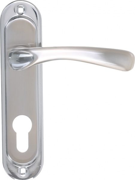 Замок врезной с ручками Kumru SN/CP PZ 62 мм никель