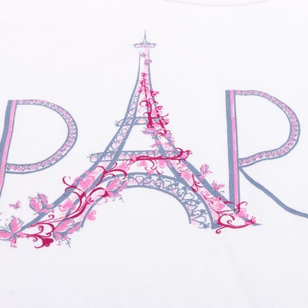 Пижама для девочек Фламинго р.128 молочный 247-222 