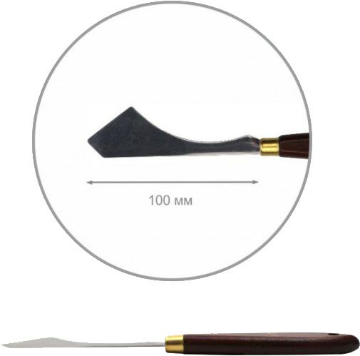 Мастихин нож особенный 10 см № 102 ROSA Gallery 