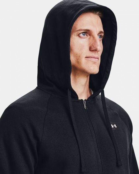 Джемпер Under Armour UA Rival Fleece FZ Hoodie 1357111-001 р. XL чорний
