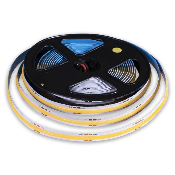 Стрічка світлодіодна Hopfen 12 Вт IP20 24 В теплий COB, 384LED/m, 24V,10W/m; 