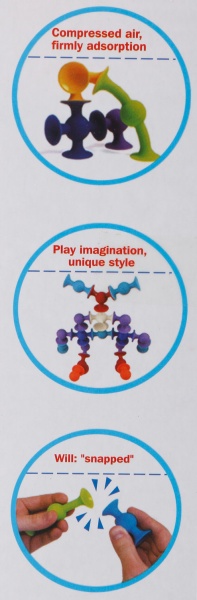 Конструктор-мозаїка Hang Wing на присосках 33.5x5x26 см HWA1206154