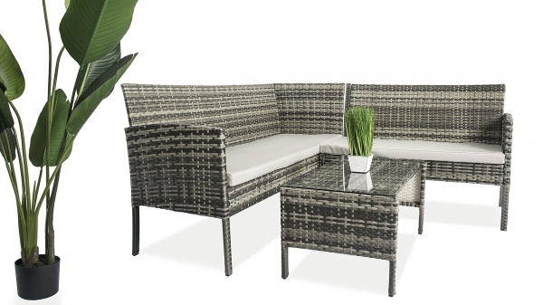 Комплект меблів Just Relax Geneve бежевий із коричневим 