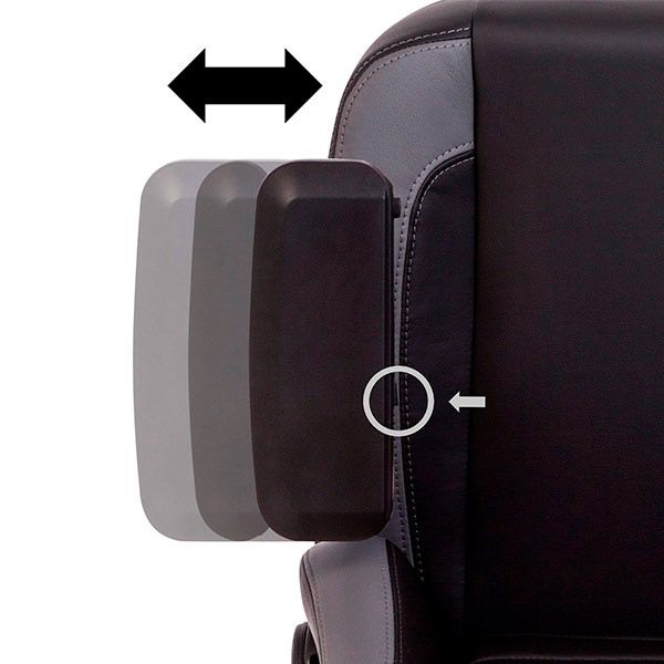 Кресло Hexter XL R4D MPD MB70 Eco/01 черно-серое