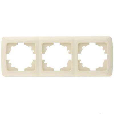 Рамка Viko Carmen 25.08.0131 кремовая