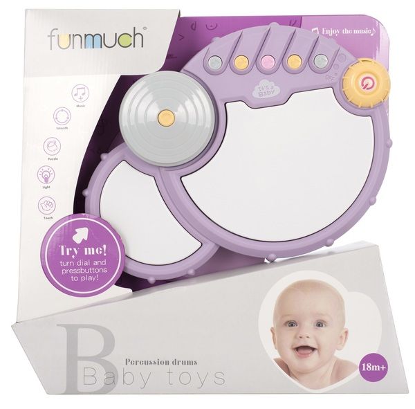 Игрушка музыкальная Funmuch Барабан FM777-4