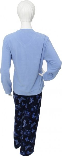 Костюм домашний женский La Nuit Butterfly р. L голубой с синим 