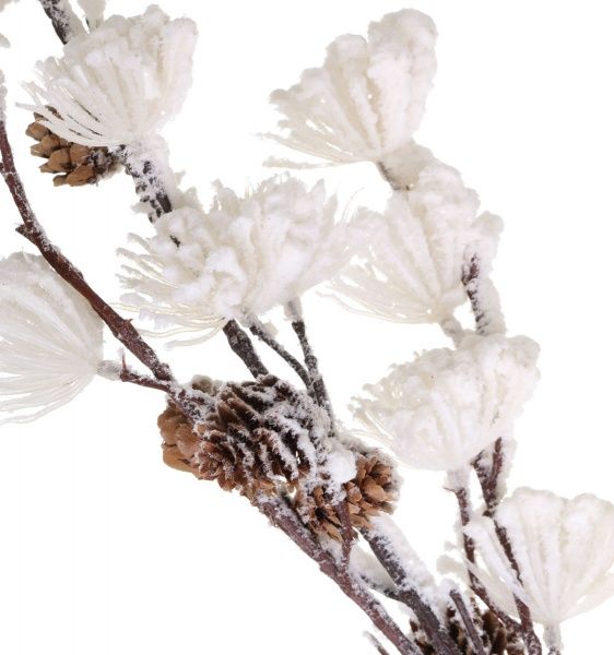 Гирлянда декоративная с соцветиями и шишками 1,2 м