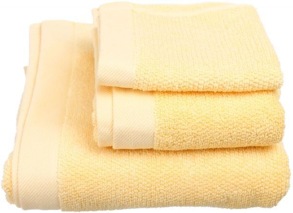 Рушник махровий Rice Yellow 70x140 см жовтий La Nuit 
