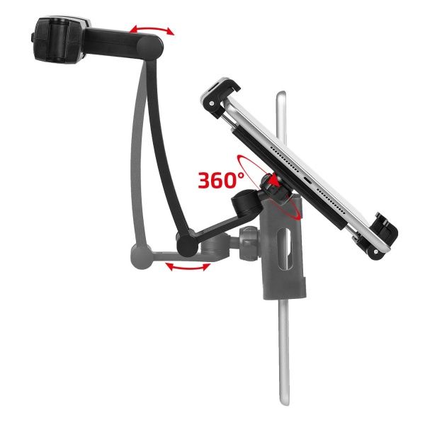 Тримач для планшетів рухомийTabletRackFlexPro Heyner чорний