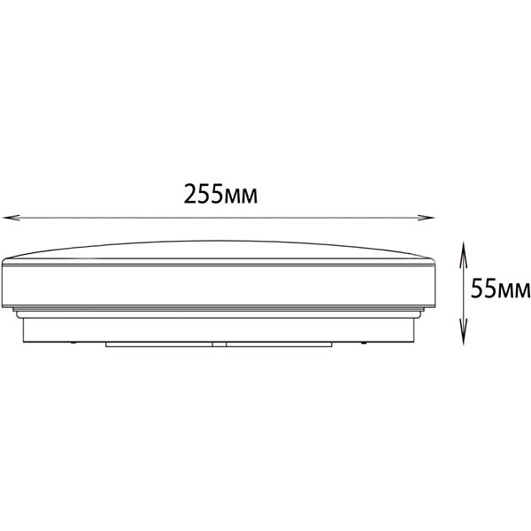 Світильник світлодіодний Hopfen PS 44 12 Вт білий 4000 К 
