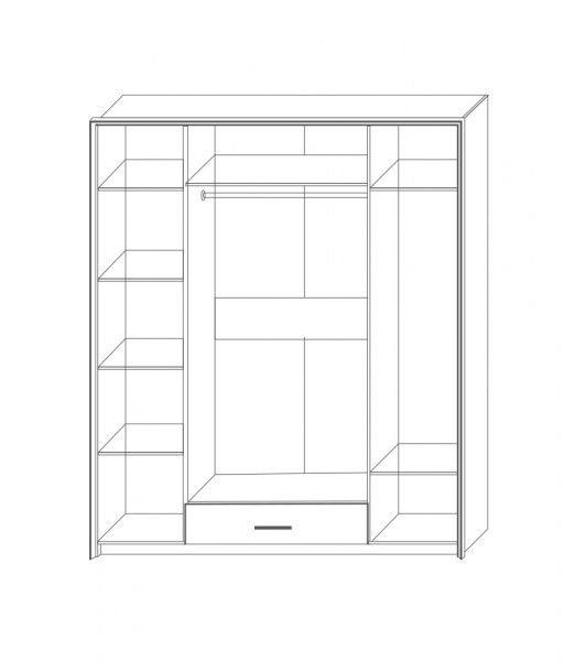 Шафа SOKME 4Д Сара піно ауреліо/мадагаскар 