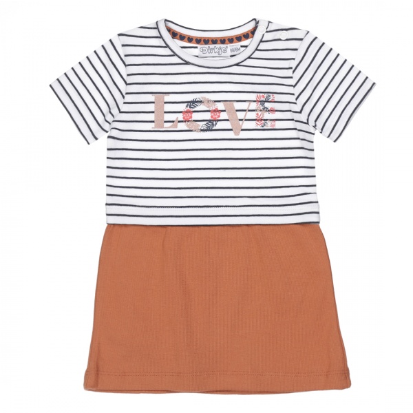 Сукня Dirkje р.92 білий із гірчичним V42332-35 